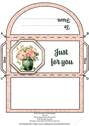 A Rosy Posy Money Wallet
