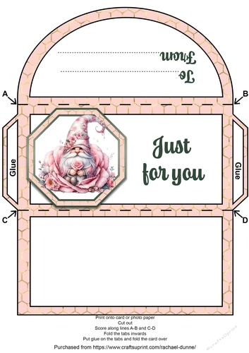 Rose Gnome Money Wallet