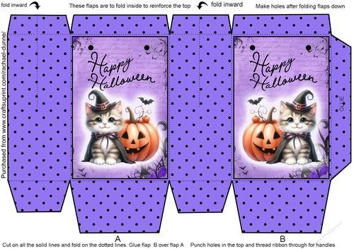Magicians Kitty Mini Gift Bag