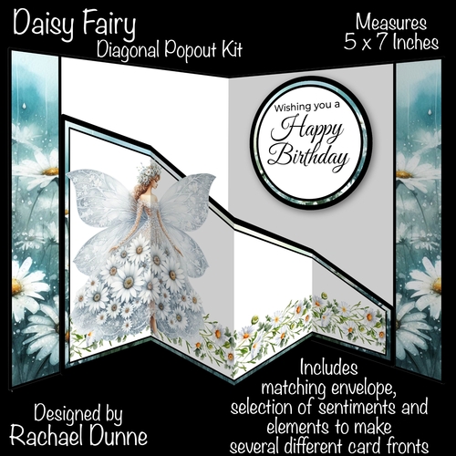 Daisy Fairy Diagonal Popout Kit