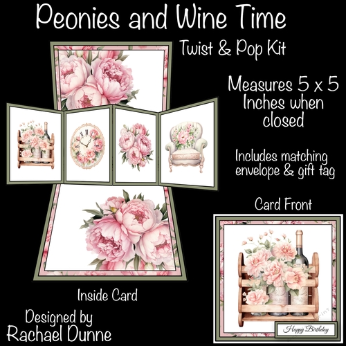 Peonies and Wine Time Twist and Pop Kit