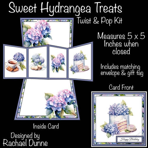 Sweet Hydrangea Treats Twist and Pop Kit