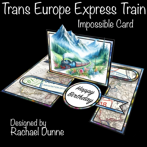 Trans Europe Express Train Impossible Card