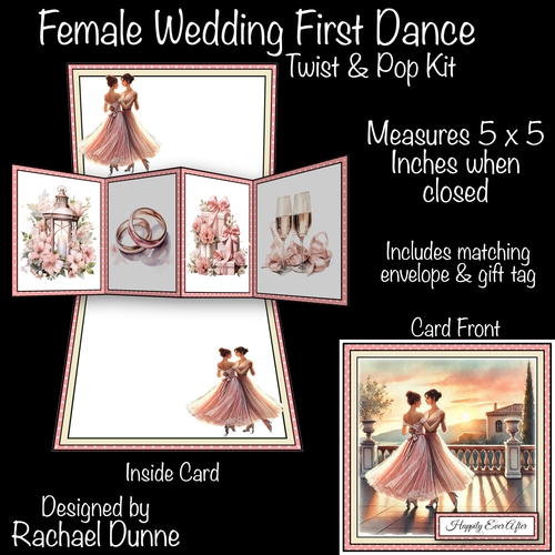 Female Wedding First Dance Twist & Pop Kit