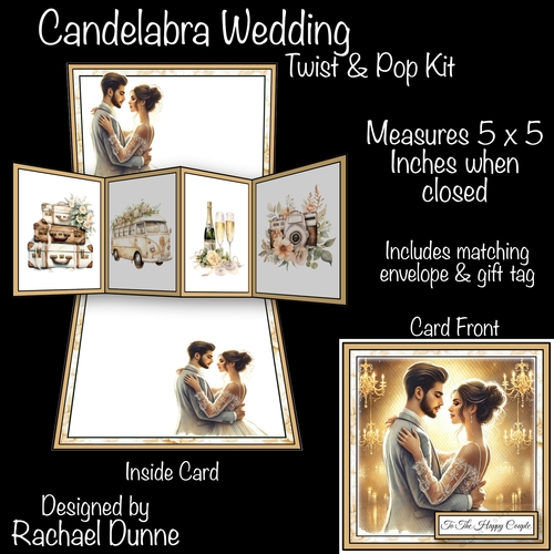 Candelabra Wedding Twist & Pop Kit