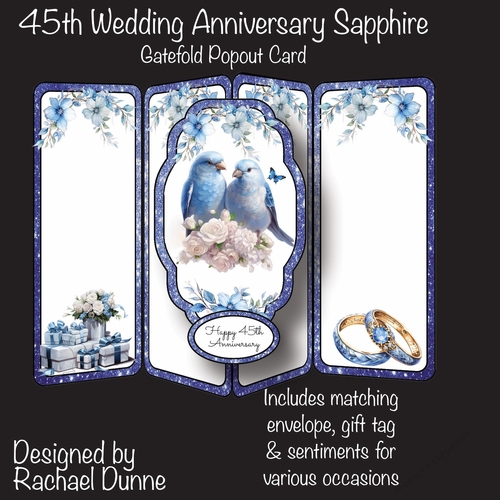 45th Anniversary Sapphire Gatefold Popout