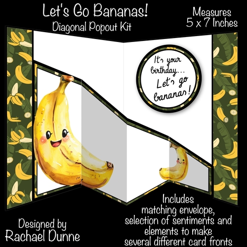 Lets Go Bananas! Diagonal Popout Kit