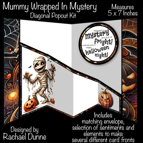 Mummy Wrapped In Mystery Diagonal Popout Kit