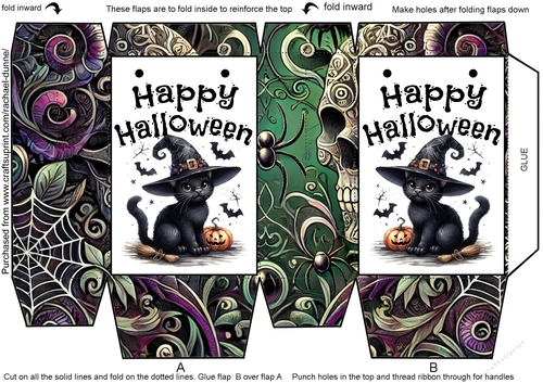 Black Cats Bring Good Luck Mini Gift Bag