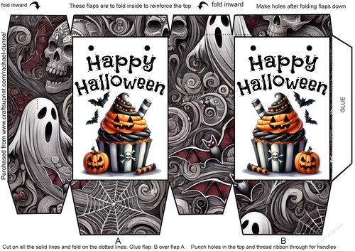 Halloween Scarefest Treats Mini Gift Bag