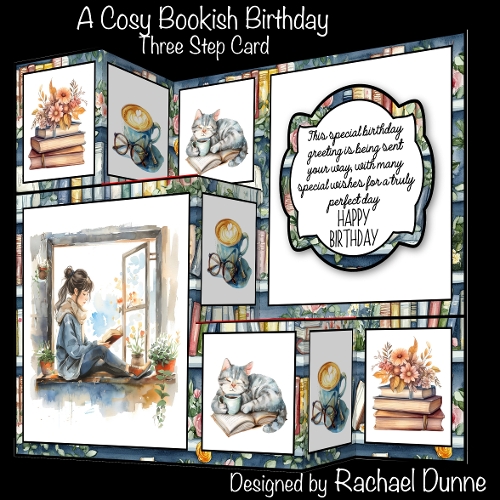 A Cosy Bookish Birthday Three Step Mini Kit
