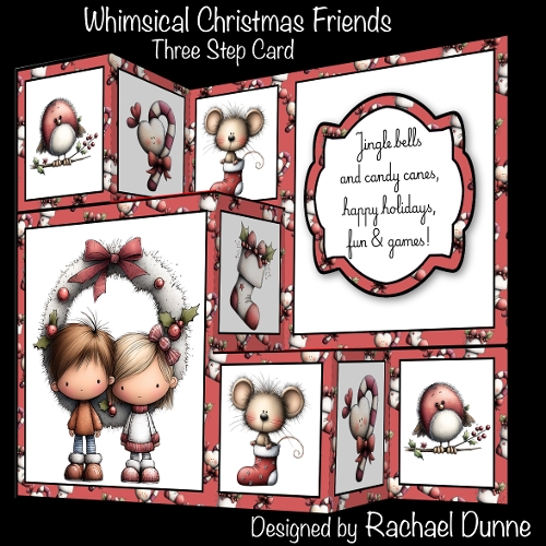 Whimsical Christmas Friends Three Step Mini Kit