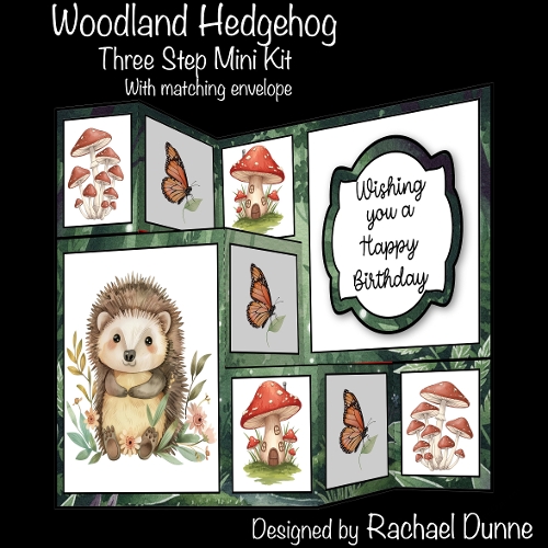 Woodland Hedgehog Three Step Mini Kit