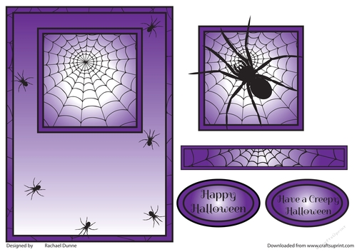A Creepy Halloween Purple