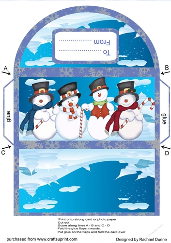 Snowmen Money Wallet