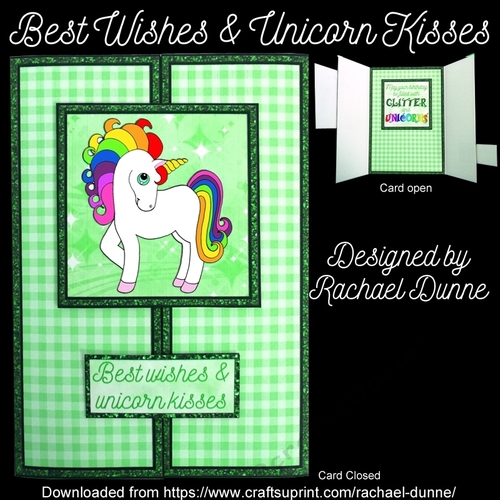 Birthday Wishes & Unicorn Kisses (Green)