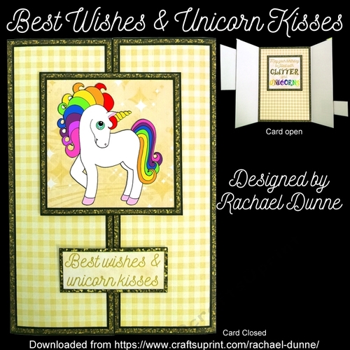 Birthday Wishes & Unicorn Kisses (Yellow)