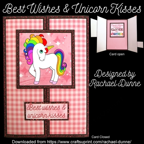 Birthday Wishes & Unicorn Kisses (Red)