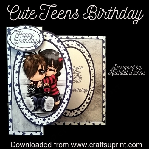 Cute Teens Birthday Z Fold