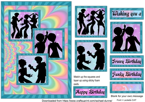 Groovy Birthday Teal