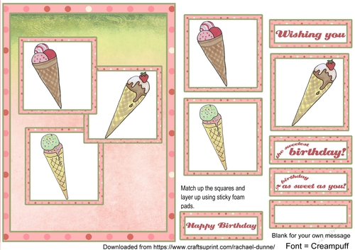 Sweet Birthday Polka Dot