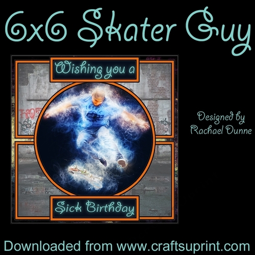 6 x 6 Skater Guy