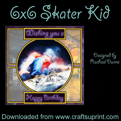 6 x 6 Skater Kid