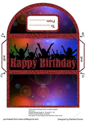 Party People Birthday Money Wallet