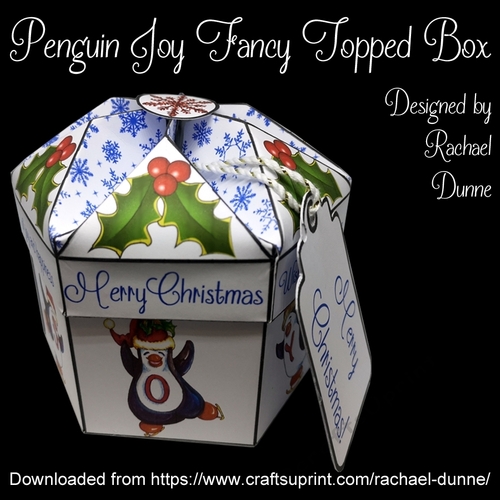 Penguin Joy Fancy Topped Box