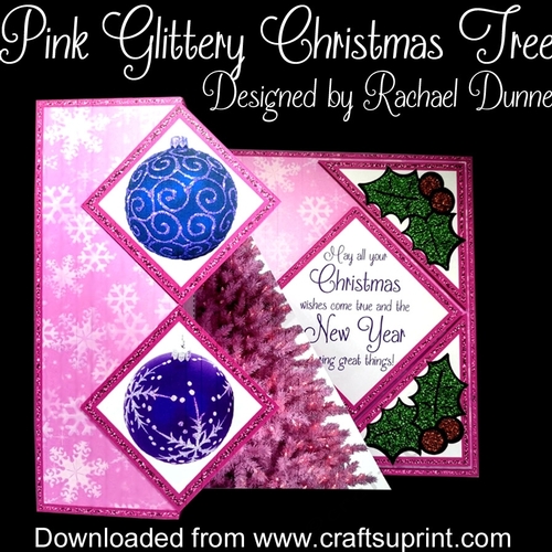Pink Glittery Christmas Tree