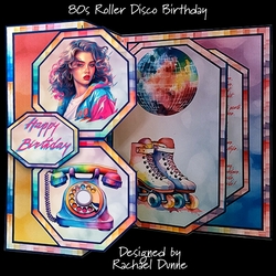 80s Child Roller Disco Octagon Foldback