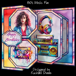 80s Child Music Fan Octagon Foldback