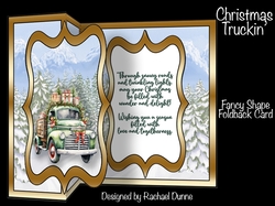 Christmas Truckin Fancy Foldback Card