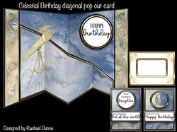 Celestial Birthday Diagonal Popout