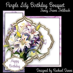 Purple Lily Birthday Bouquet