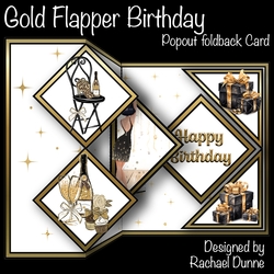 Gold Flapper Birthday