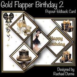 Gold Flapper Birthday 2