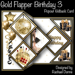 Gold Flapper Birthday 3