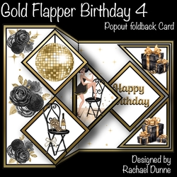 Gold Flapper Birthday 4
