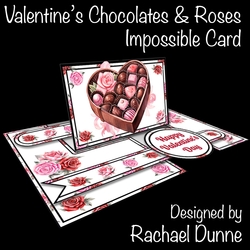 Valentines Chocolates & Roses Impossible Card