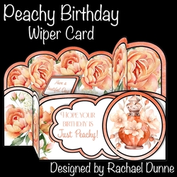 Peachy Birthday Wiper Card