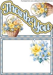 Daffodil & Gingham Thank you