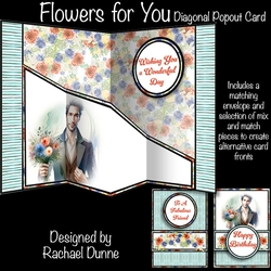 Flowers for You Diagonal Popout