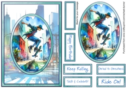 City Skater Simple Oval