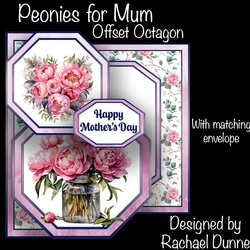 Peonies for Mum Offset Octagon Foldback