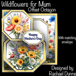 Wildflowers for Mum Offset Octagon Foldback