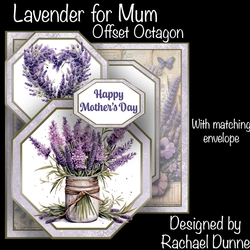 Lavender for Mum Offset Octagon Foldback