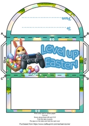 Level Up Easter! Gaming Bunny Money Wallet