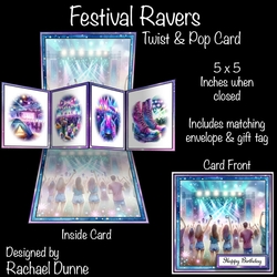 Festival Ravers Twist and Pop