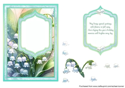 May Birth Flower Fancy Frame